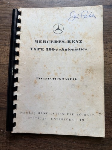 Mercedes benz type 300c - mercedes-benz,